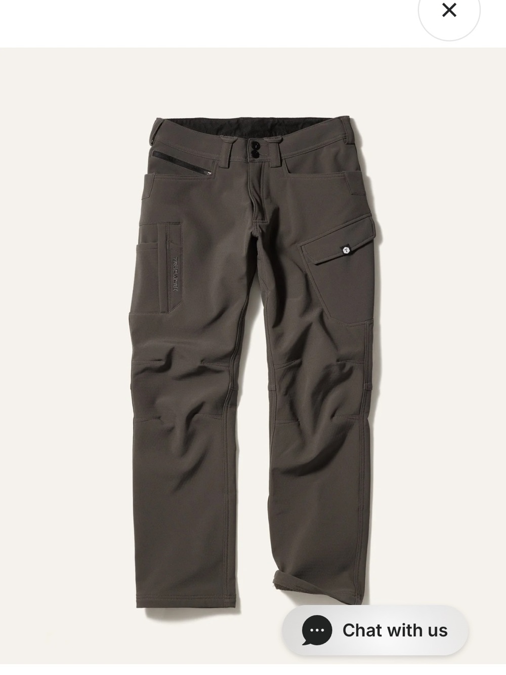 Truewerk Men’s T3 Werkpant Deep Grey 36